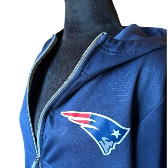 Fanatics New England Patriots Zip-Up Hoodie - Size M Men’s - Picture 6 of 11